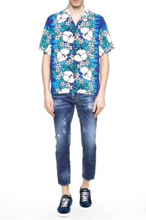 Floral motif shirt, zdjęcie 2 Floral motif shirt od Dsquared2